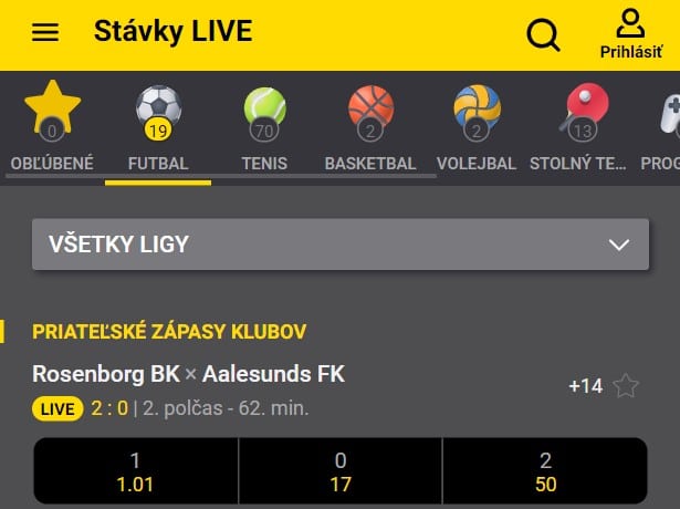 Fortuna športy a stávkovanie