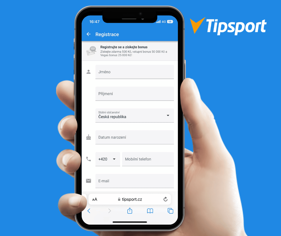 akčným kódom Tipsport Ako sa zaregistrovať s akčným kódom Tipsport